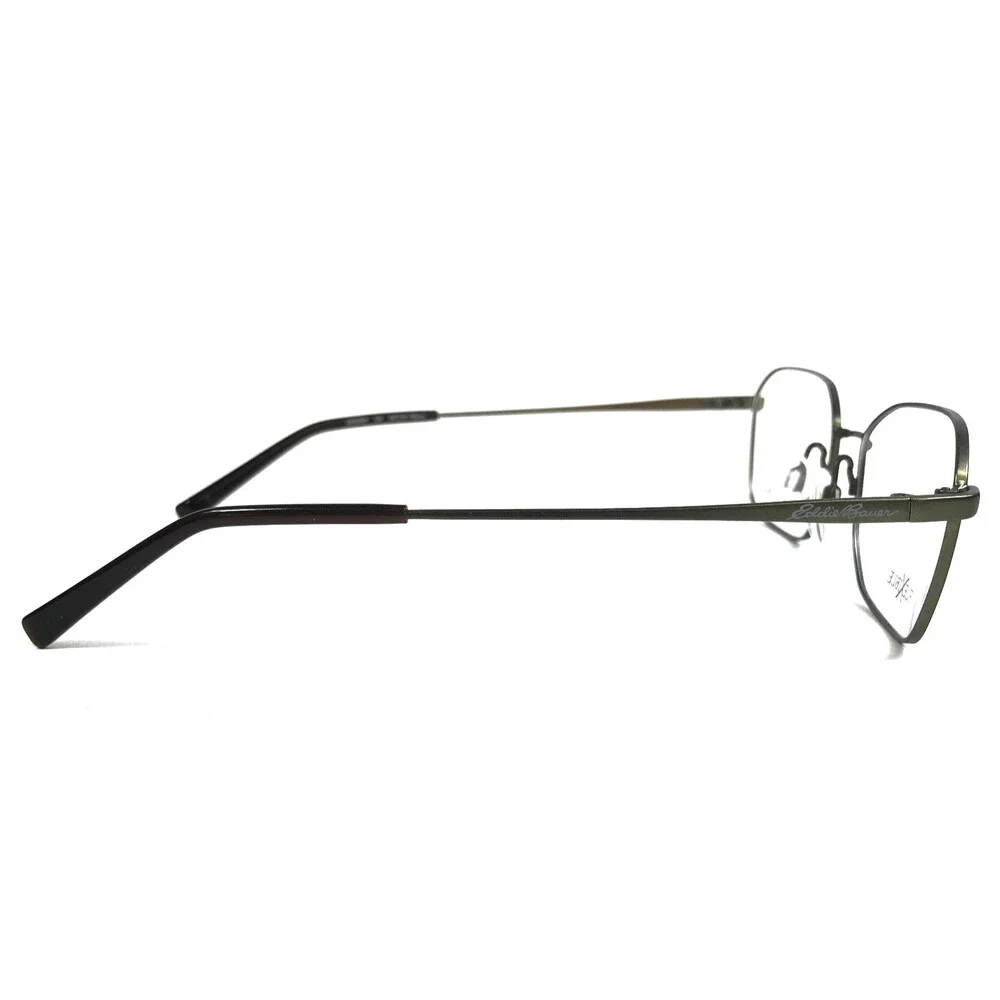 Eddie Bauer Eyeglasses Frames EB32064 GN Green Rectangle Hexagonal 54-18-140
